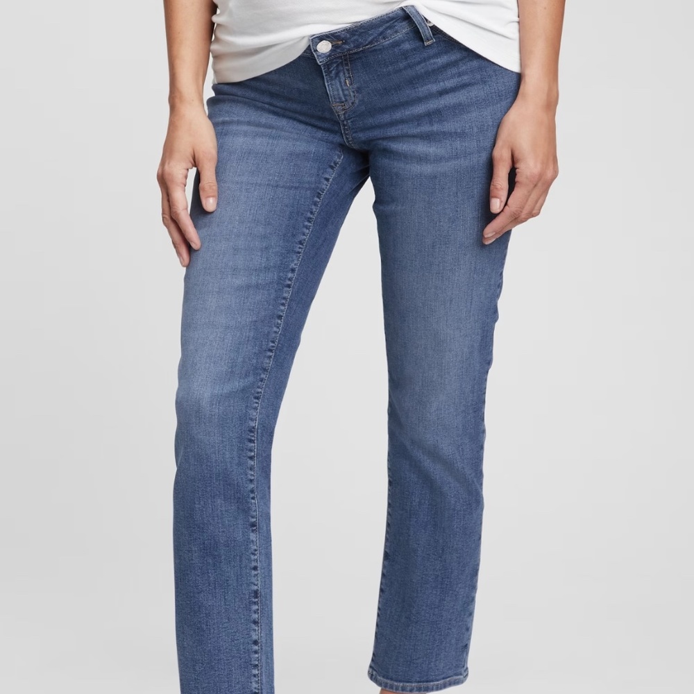 Gap maternity vintage slim jeans medium wash